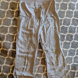 Old Navy Linen Maternity Pants
